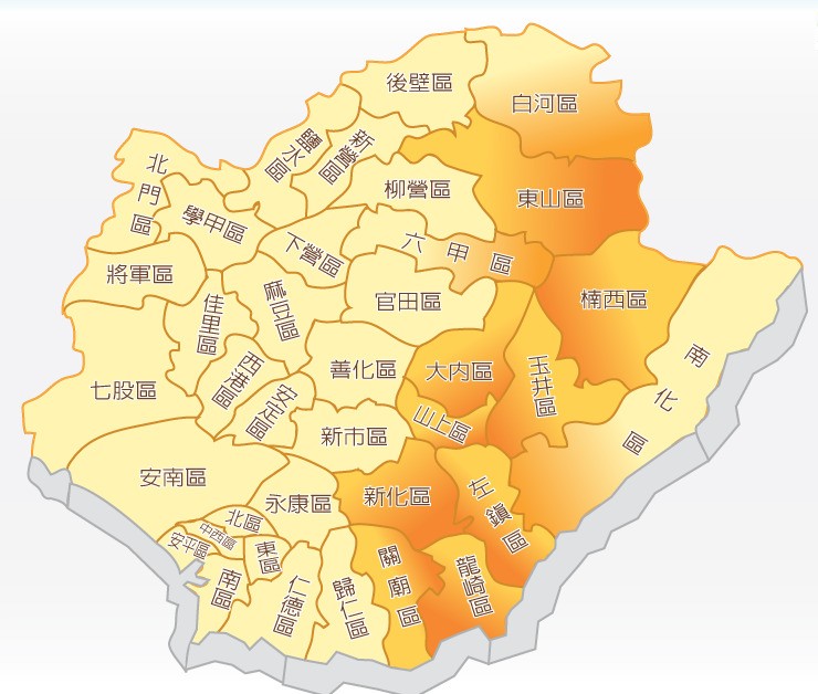 台南地圖，tainan map