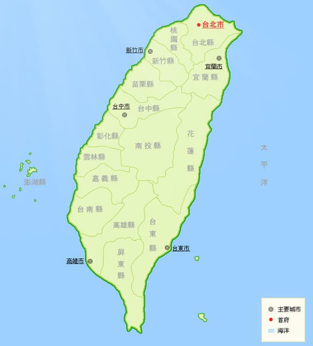 台灣外送服務地圖